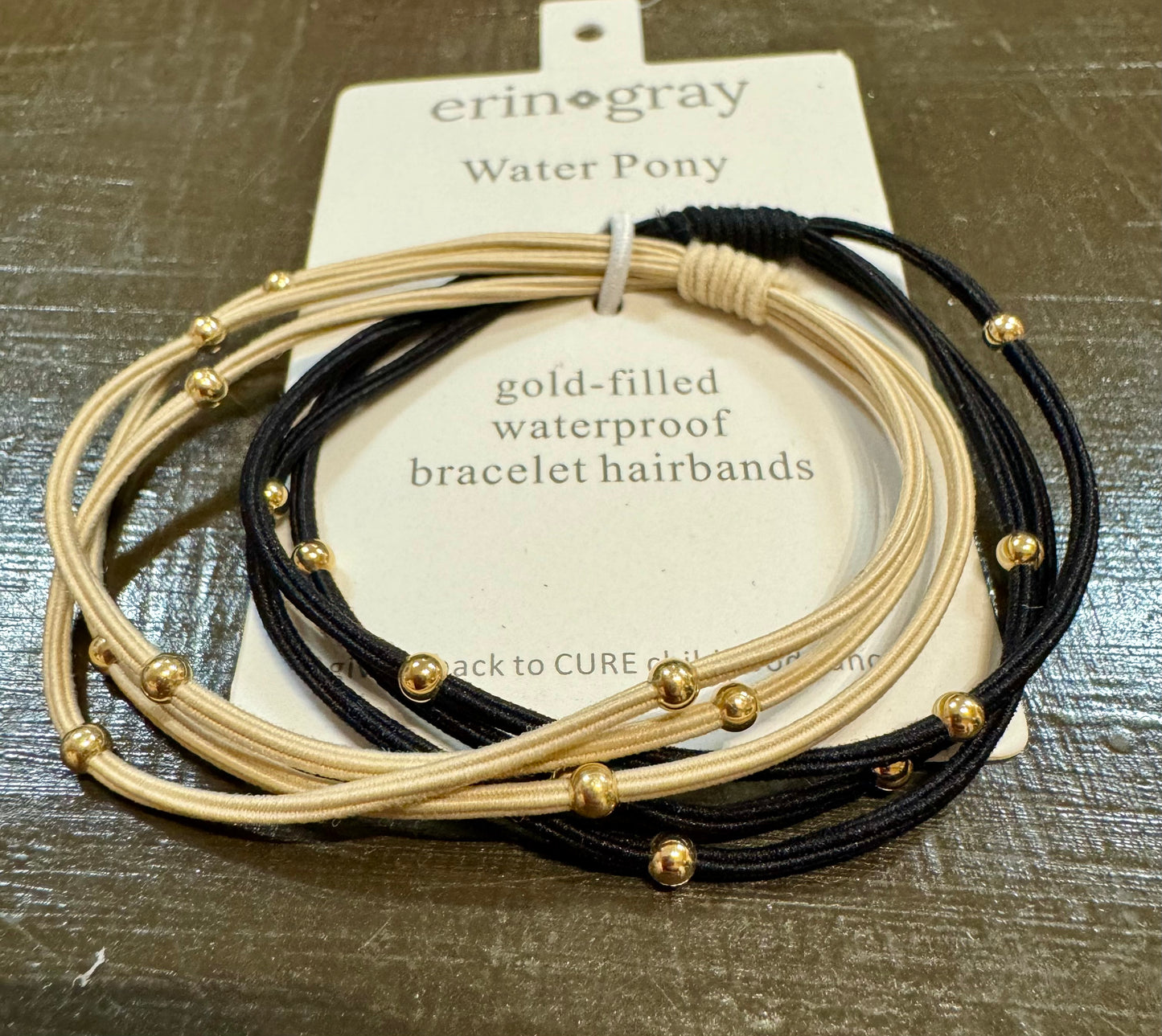 Waterproof bracelet hairbands