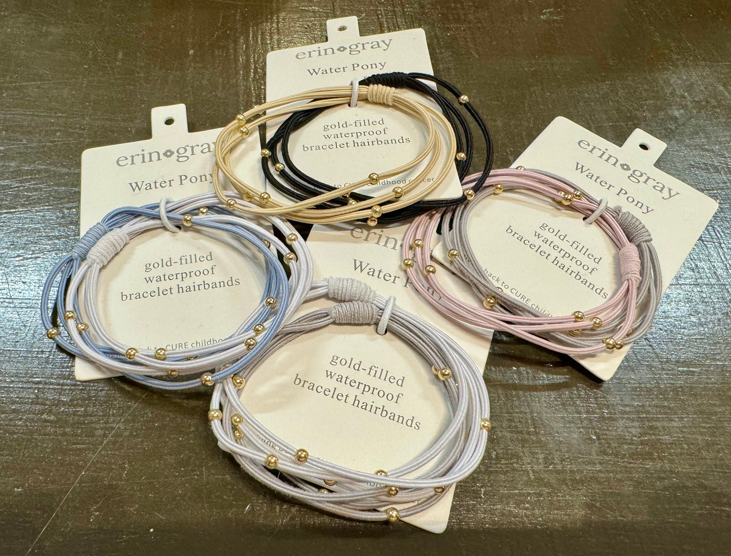 Waterproof bracelet hairbands