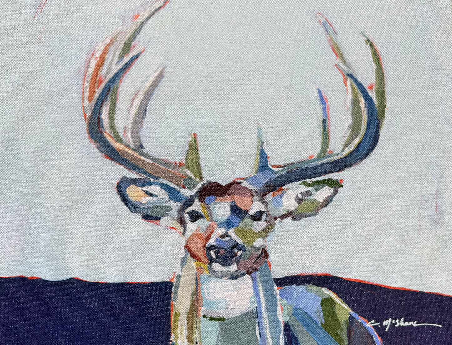 Buck Canvas 8x10