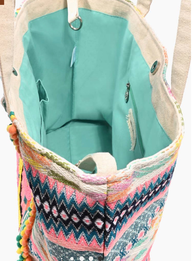 Bright Weekender Color Tote