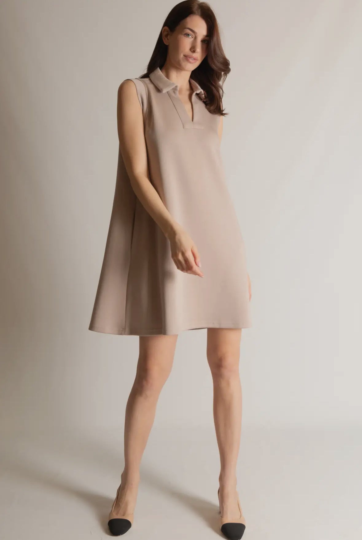 Izzy Dress in Taupe