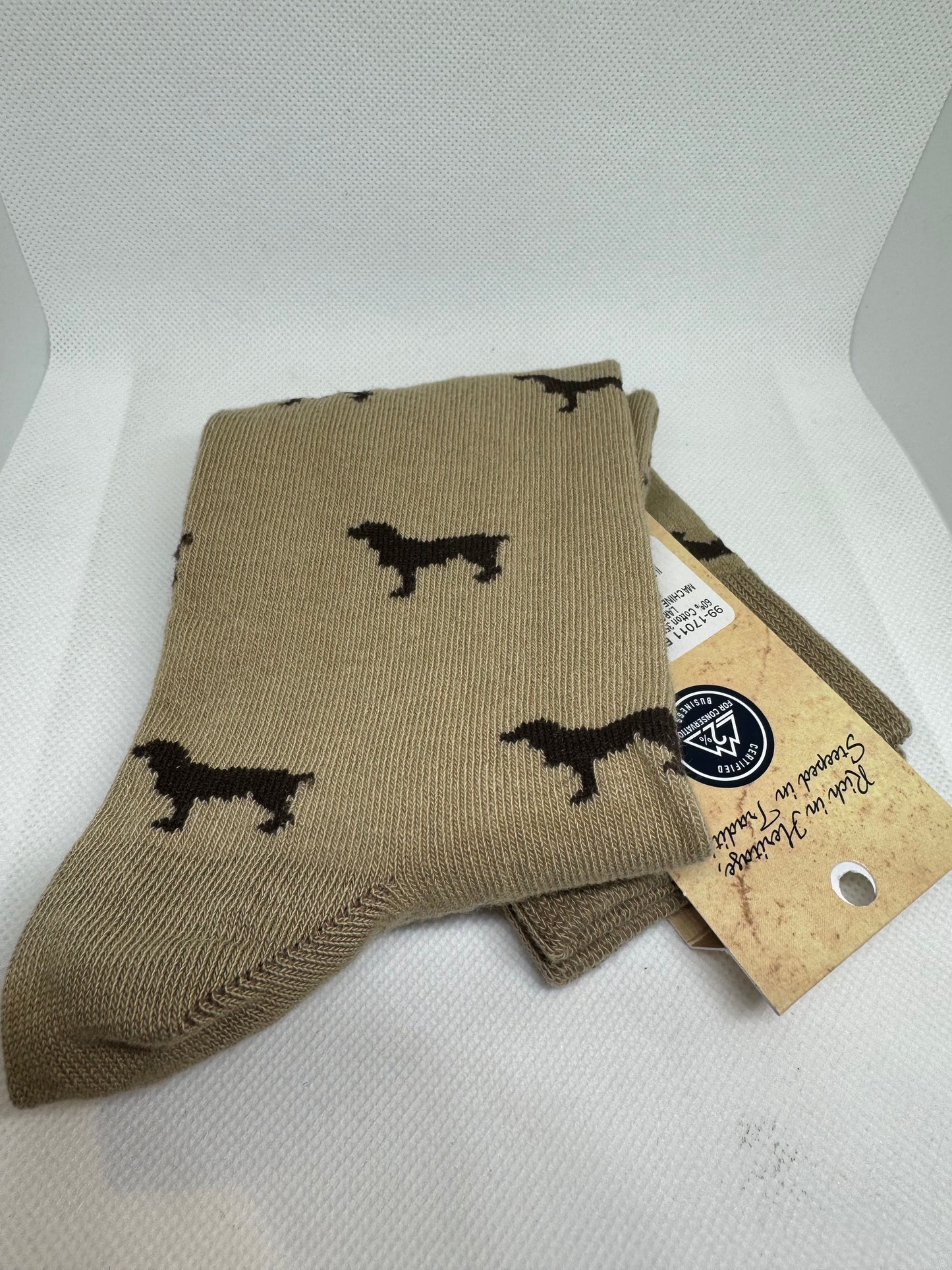 Brown Dog Socks