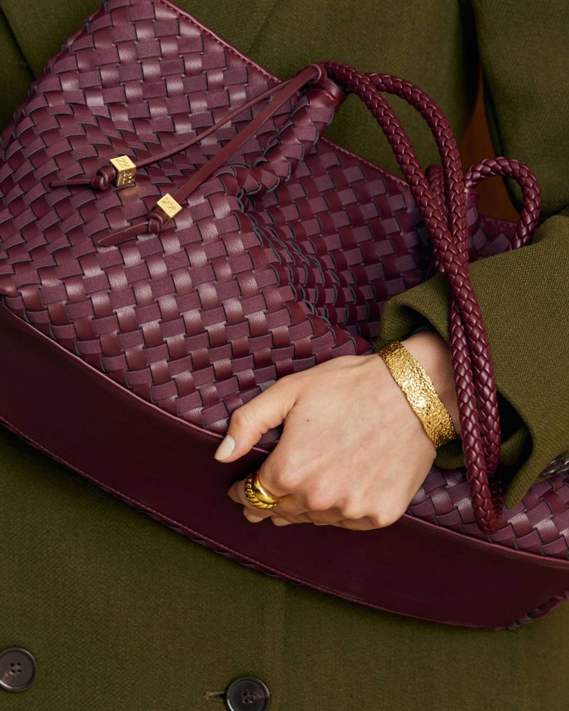 KL: Nova Hand Woven Small Shoulder Tote