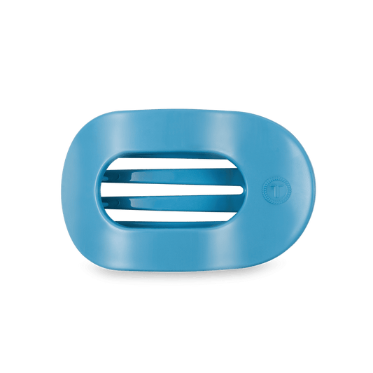 Teleties Flat Round Hair Clip in Summer Sky